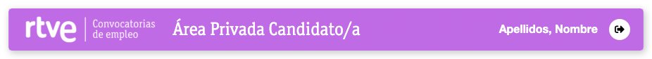 Identificación Área de Candidato/a
